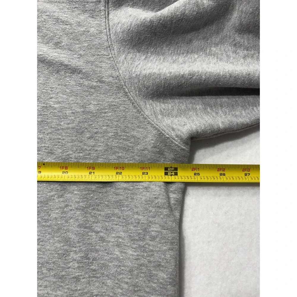 The North Face Hoodie Mens XL Gray Fleece Pullover Logo Kangaroo Pocket Outdoor